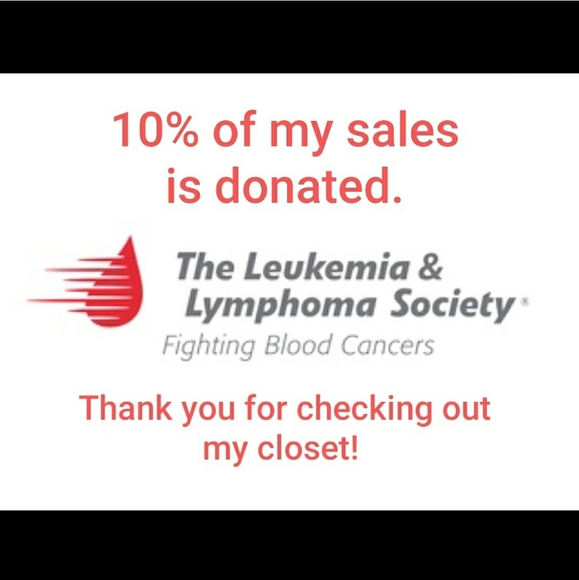 Other - 10% of all sales go towards Leukemia & Lymphoma